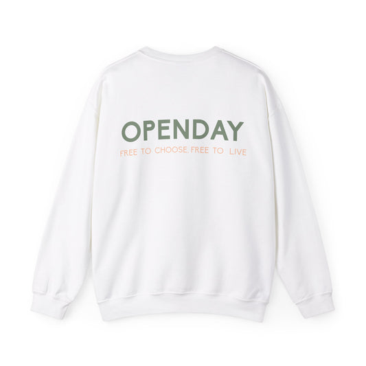 Openday - Free To Choose, Free To Live - Unisex Heavy Blend™ Crewneck Sweatshirt